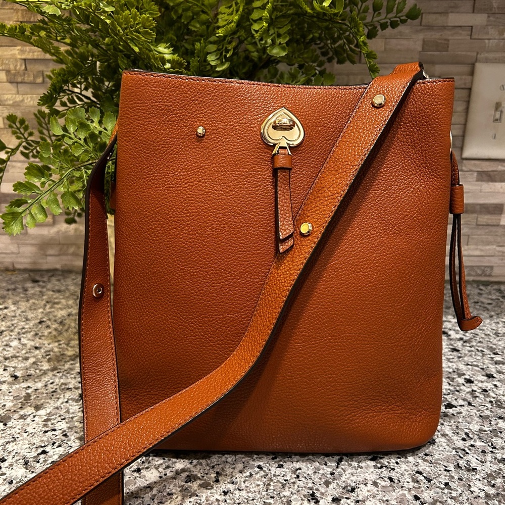 Kate spade Brown Leather Crossbody tote  Bag